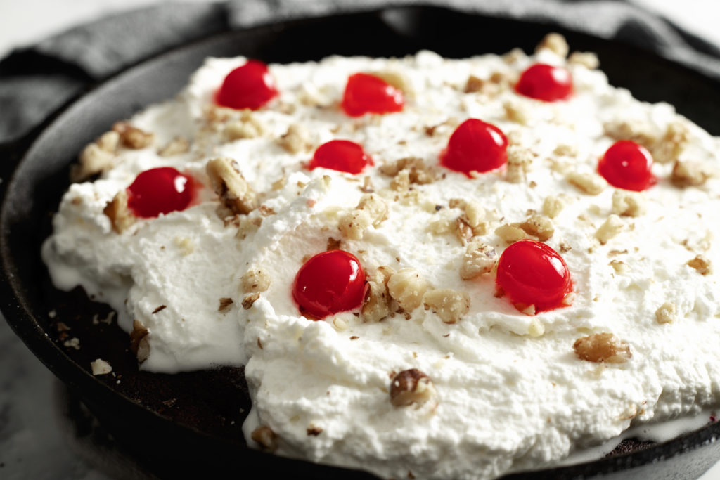 Cast Iron Black Forest Cherry Brownies