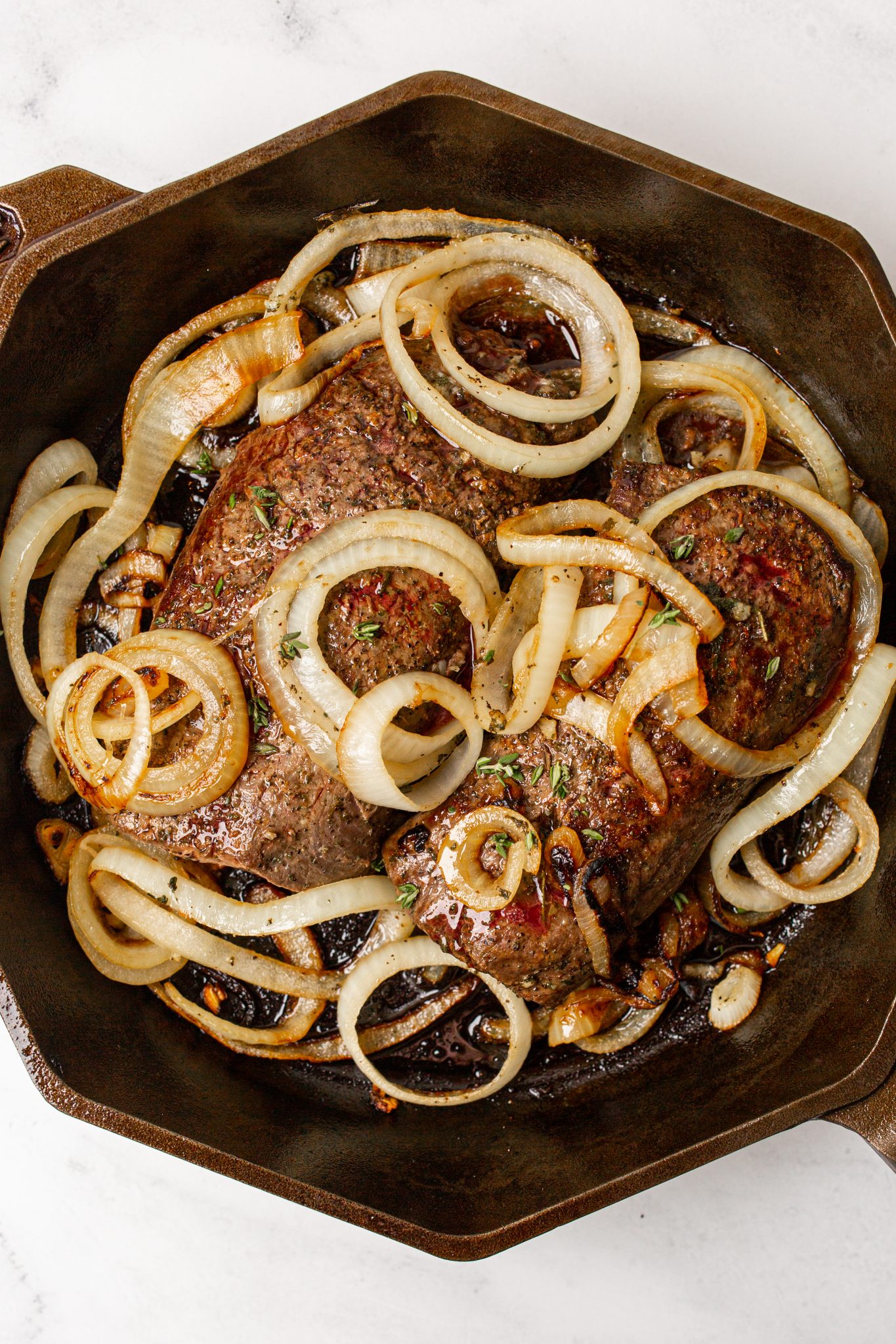 Venison tenderloin clearance cast iron skillet