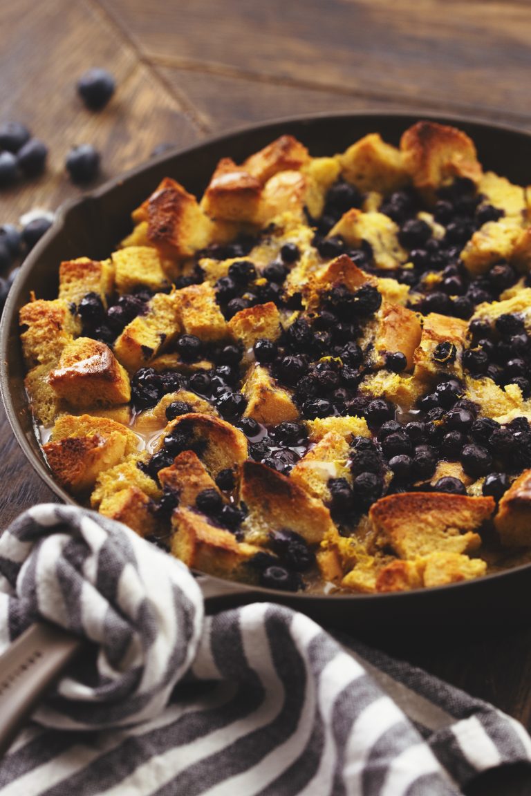 Blueberry Lemon French Toast Casserole with Video