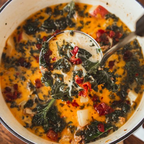 Dutch Oven Copycat Zuppa Toscana - Cast Iron Recipes