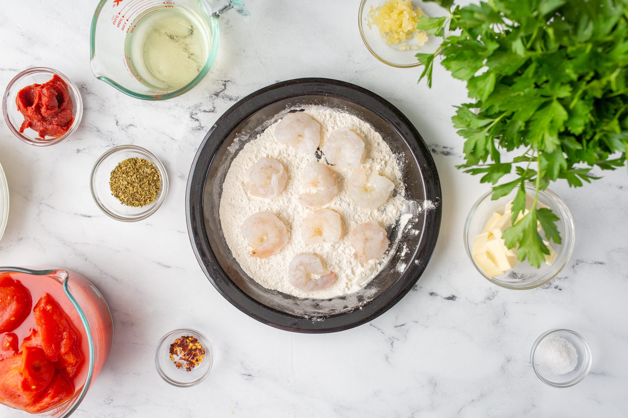step by step how to make shrimp parmesan
